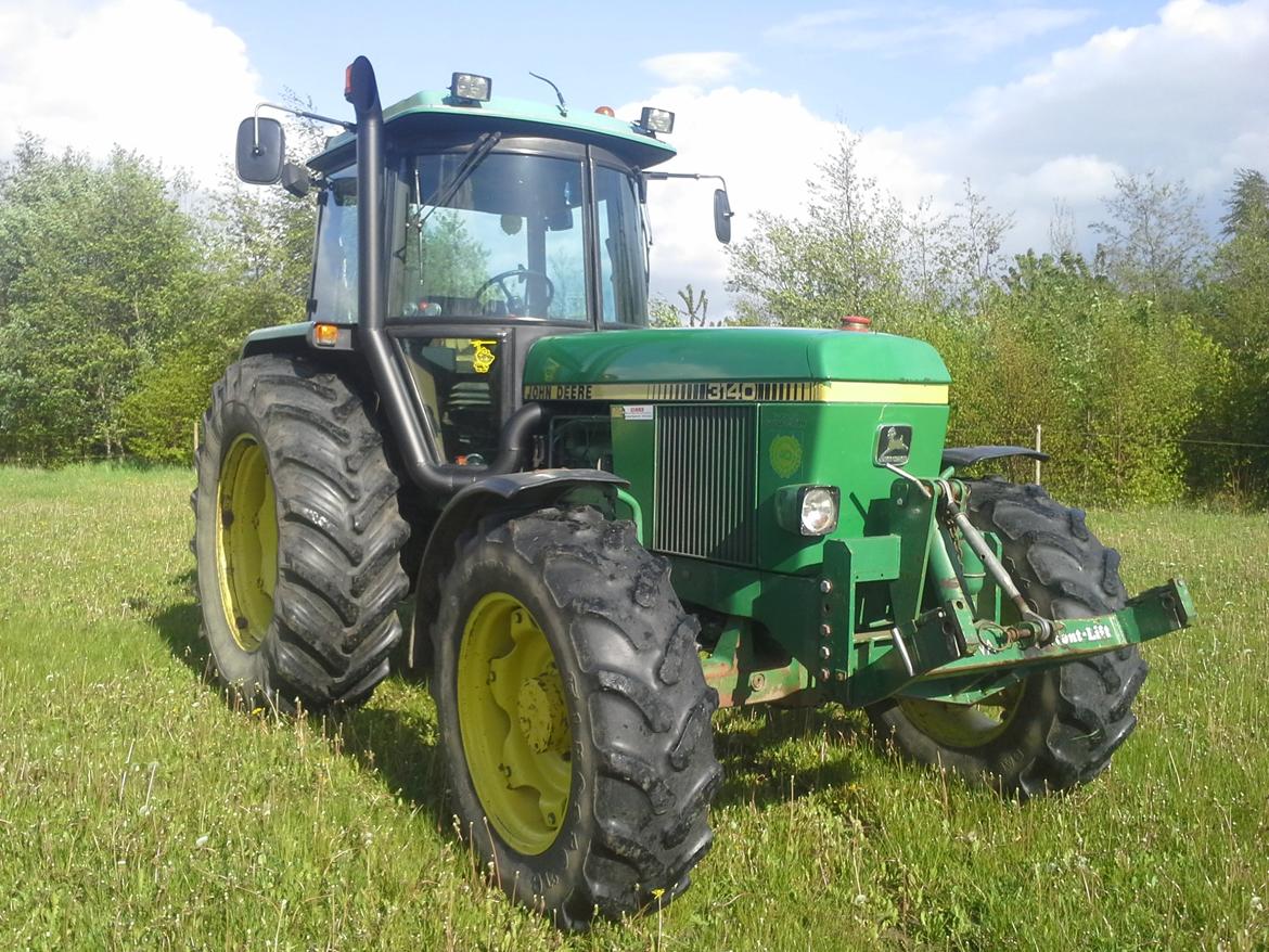 John Deere 3140 - lige kommet hjem fra traktor træk ;)  billede 1