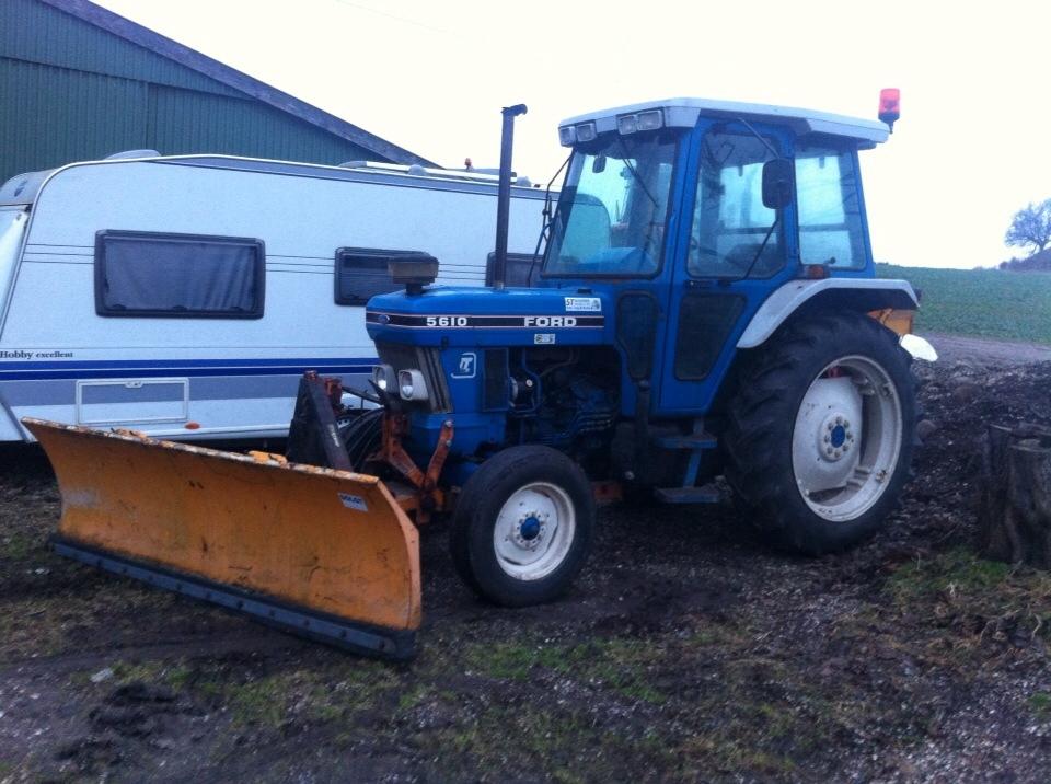 Ford 5610 II - Så er den klar til snen. billede 42