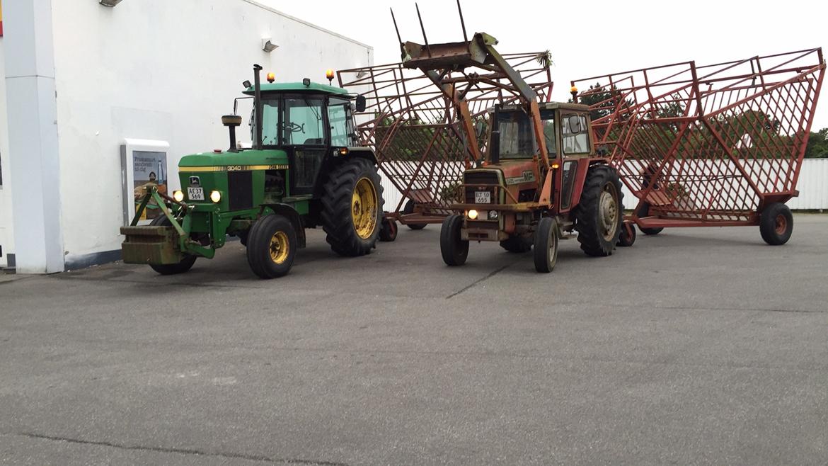 John Deere 3040 - levering af halm i ringsted fra slagelse af billede 17