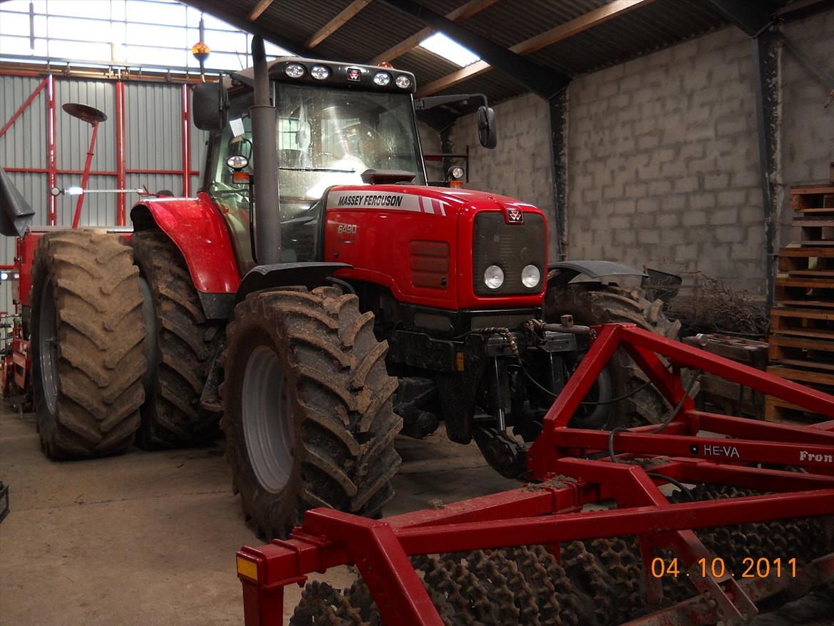 Massey Ferguson 6490 dyna 4 - portræt af den røde fanden som nogen kalder den   billede 14