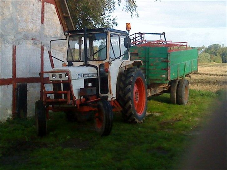 David Brown 995 - Halm tranpotøren skulle transporteres til vores nye gård  billede 5