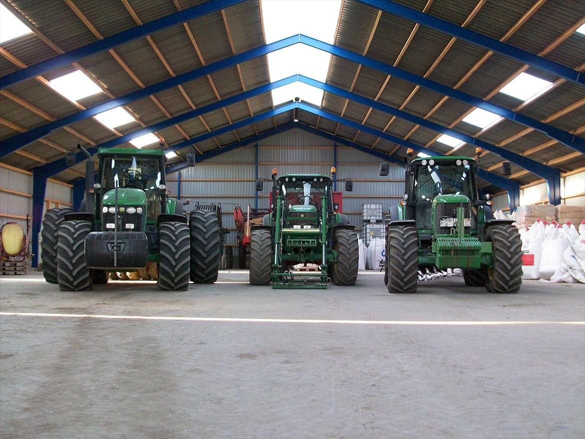 John Deere 6620 - Fra venstre: En lejet 7920, 6620 og 6930 billede 12