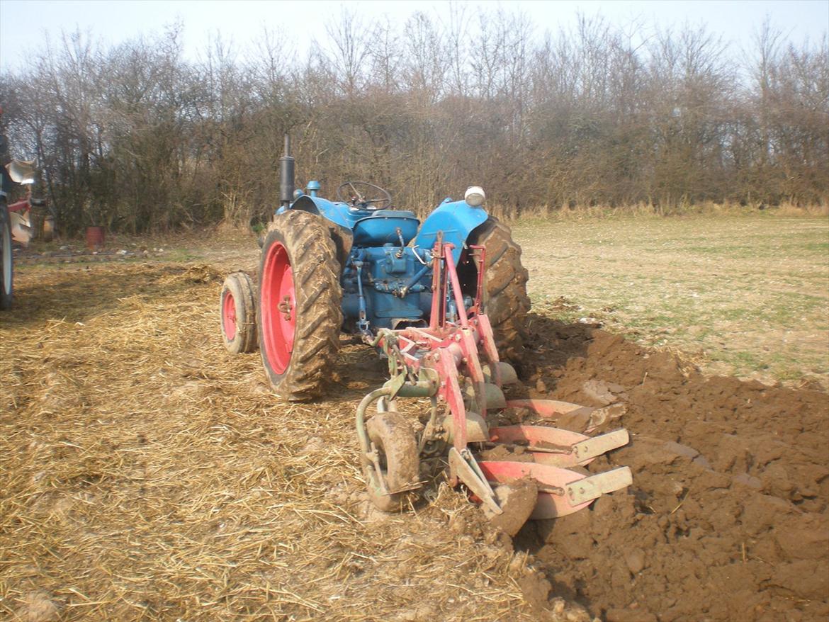 Fordson Power Major - Den kan godt trække en trefuret plov hvis ikke det er for stivt. billede 2