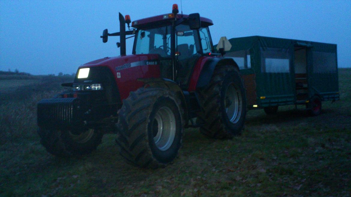 Case IH Maxxum 190 - Kører skytter rundt til jagt. billede 10