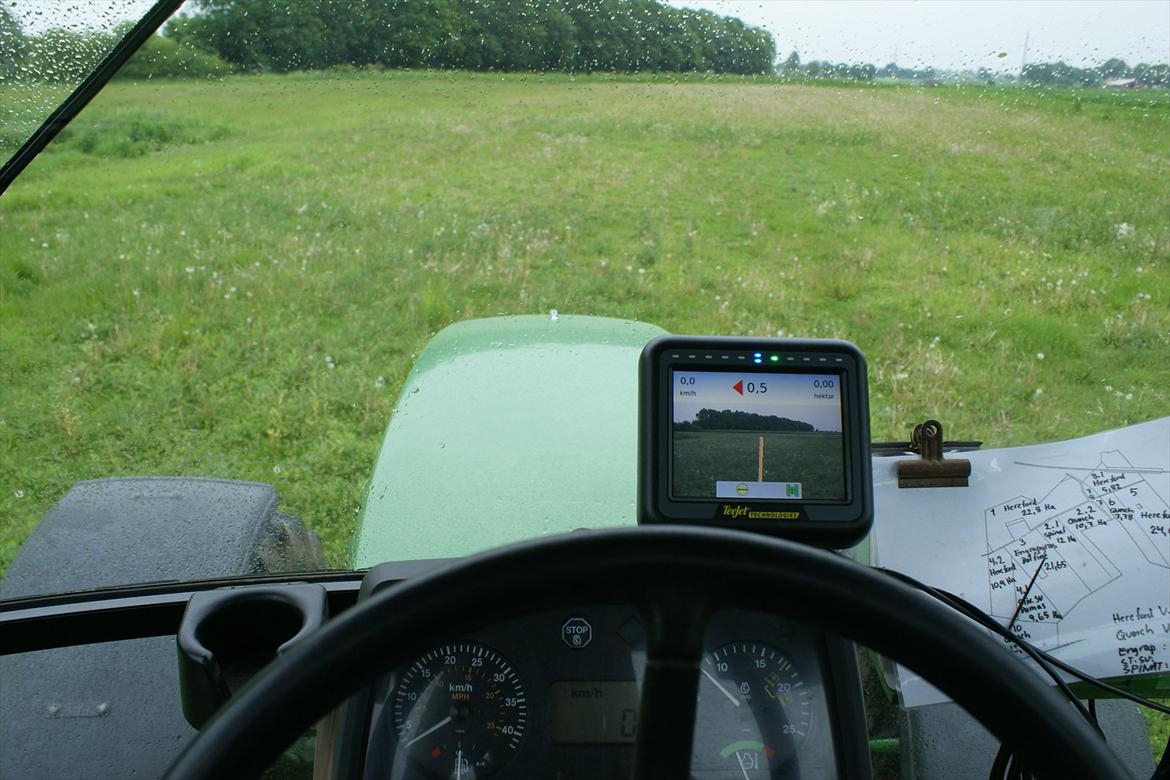 John Deere 6900 - En stille og rolig test til MARK af TeeJet Matrix guidance computer med kamera billede 11