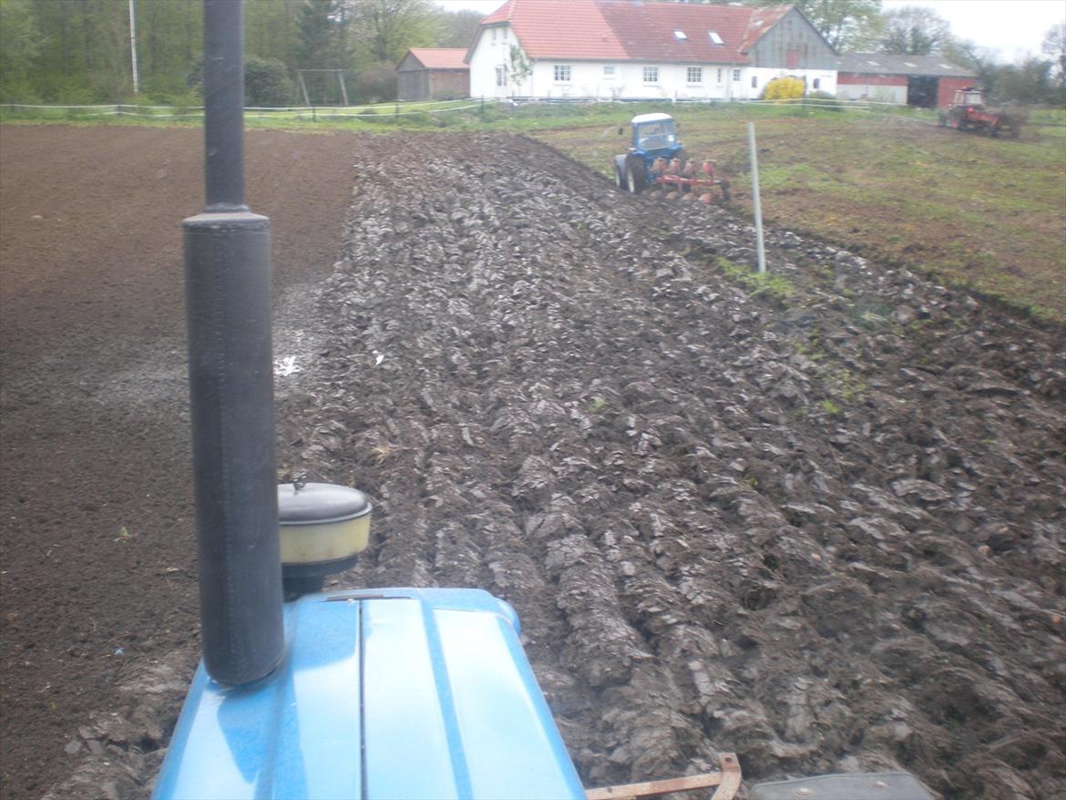 Ford 7810 generationIII - vi sår havre hos naboen, på den stiveste, vådeste mark i verden. det her er i maj måned, og det er stadig ikke tørt billede 4