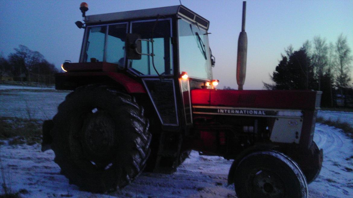 International Harvester 844s - Var lige ude og køre en tur i sneen 30/1-12 billede 10