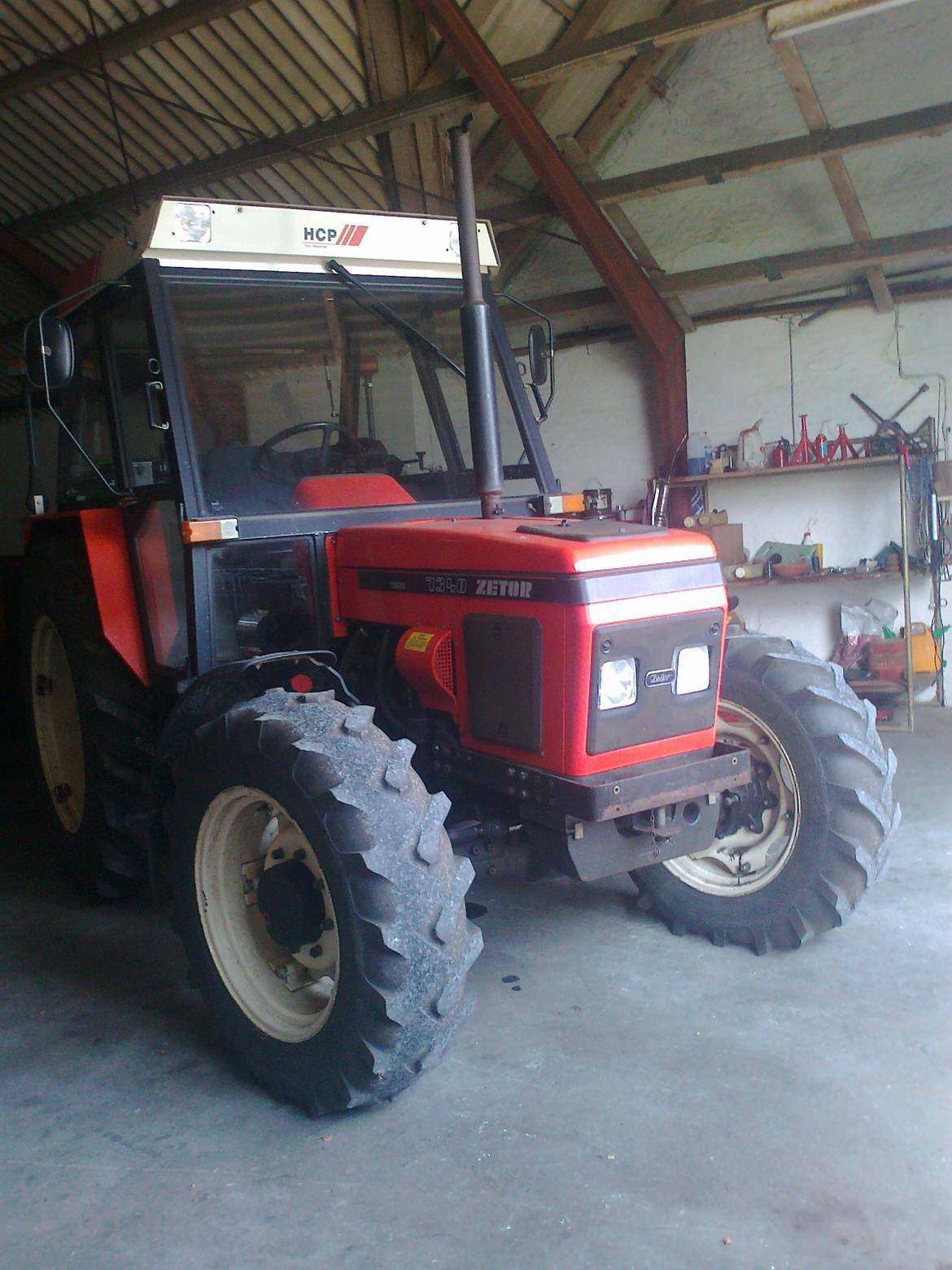 Zetor 7340 Turbo 4wd - bedstefars maskinhus billede 3