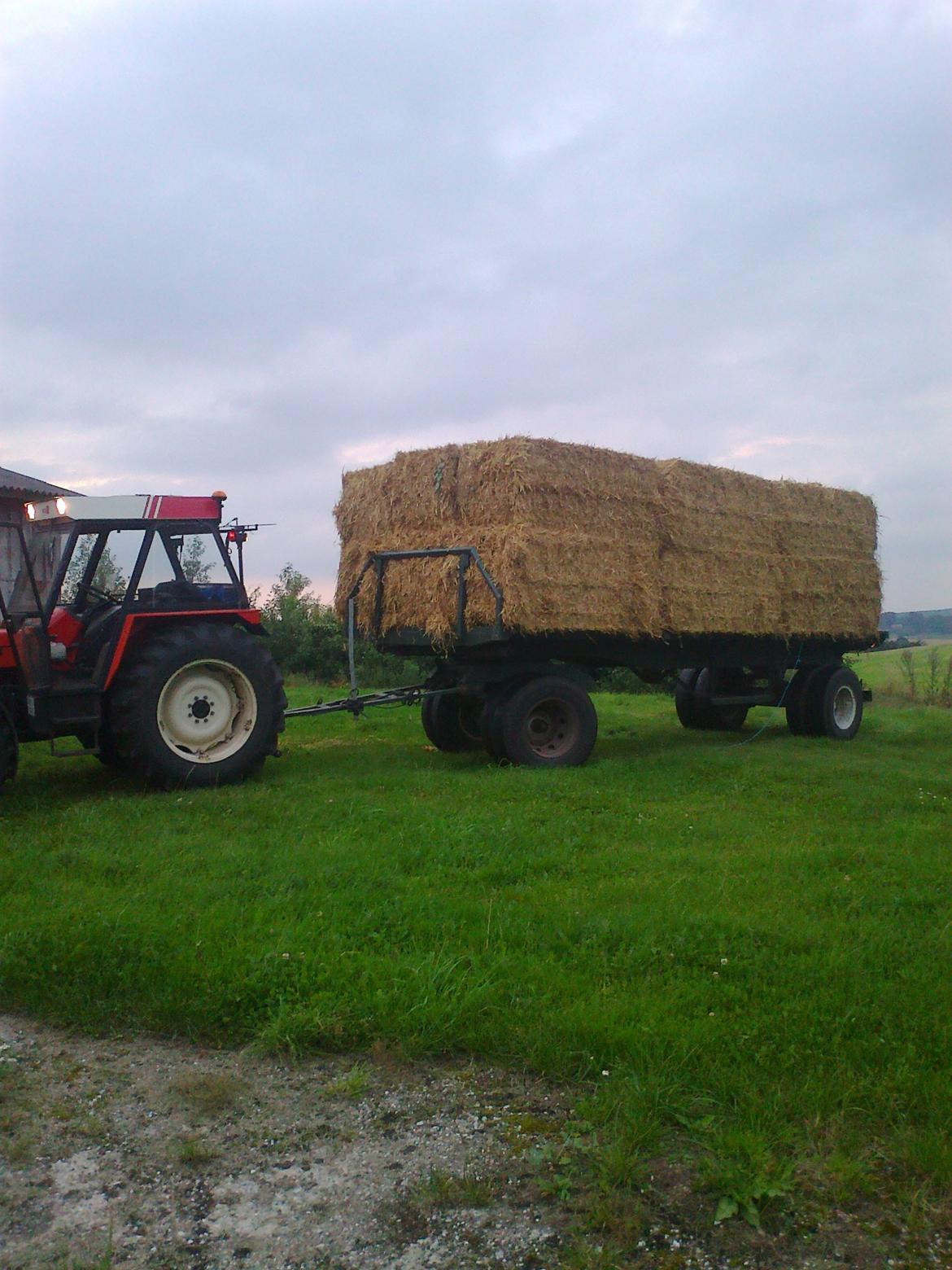 Zetor 7340 Turbo 4wd - køre halm  billede 5