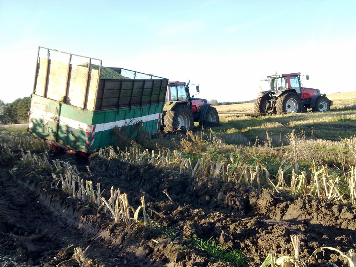 Valmet 8600 - Ja blødt var der også jeg prøvede at trække den op uden held så min far hentede gravmaskinen. billede 2