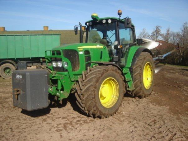 John Deere 6930 premium - Et gammelt billede da vi havde Lemken pløjen. billede 1