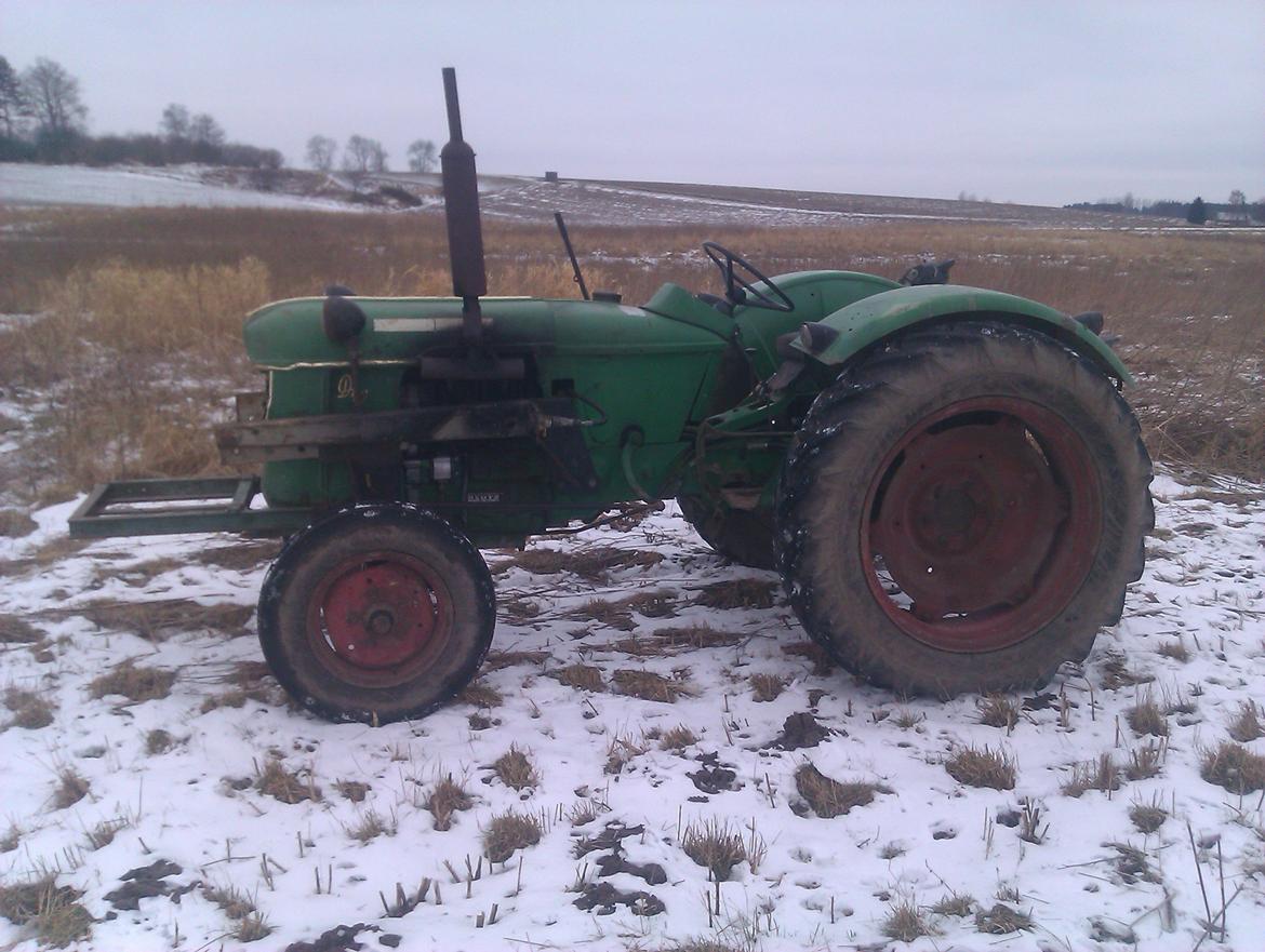 Deutz-Fahr D40 - fra siden, en dag jeg var på tur i snen billede 2