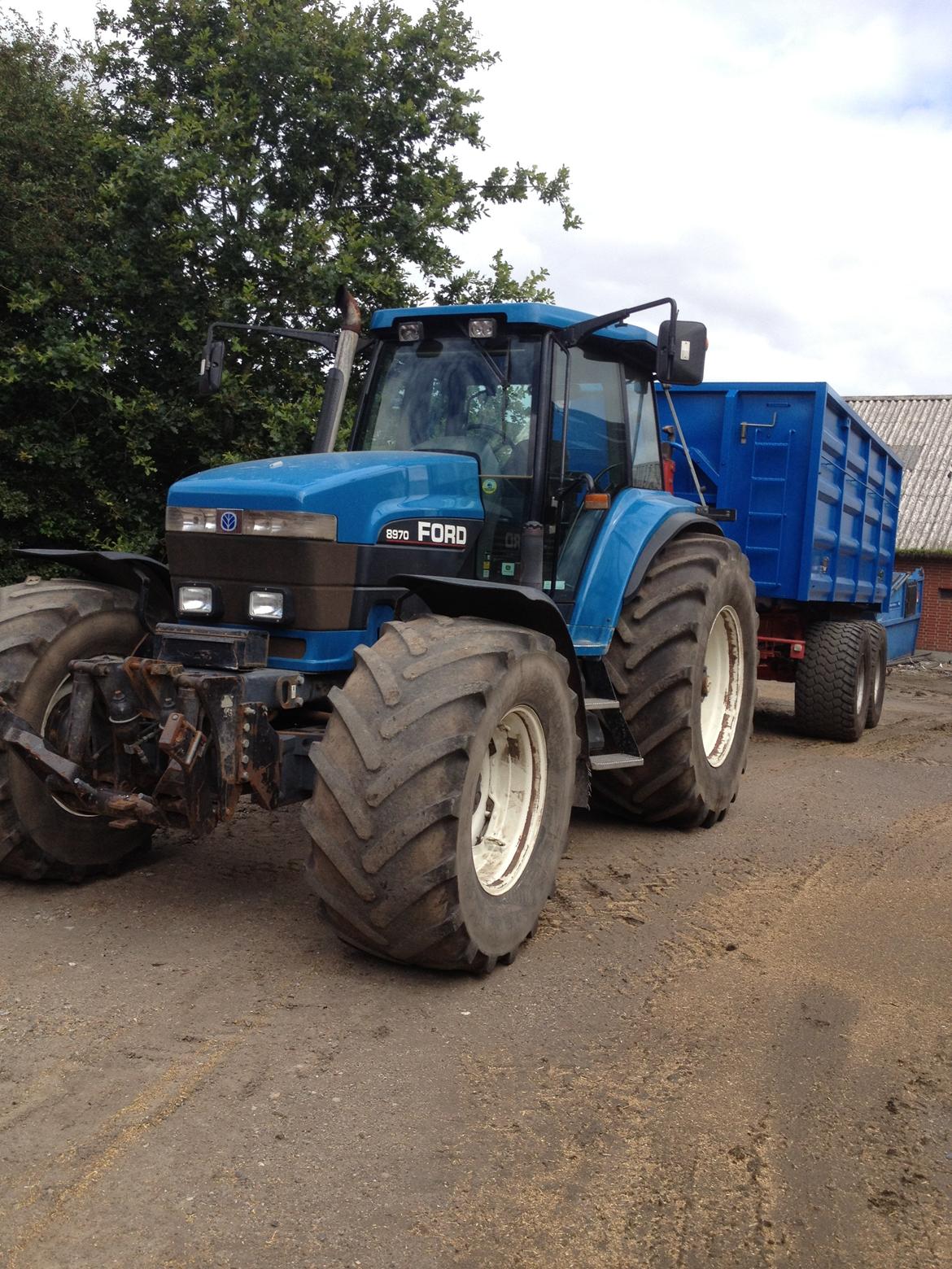 Ford 8970 - Første kroghejs container hentet hjem. billede 13