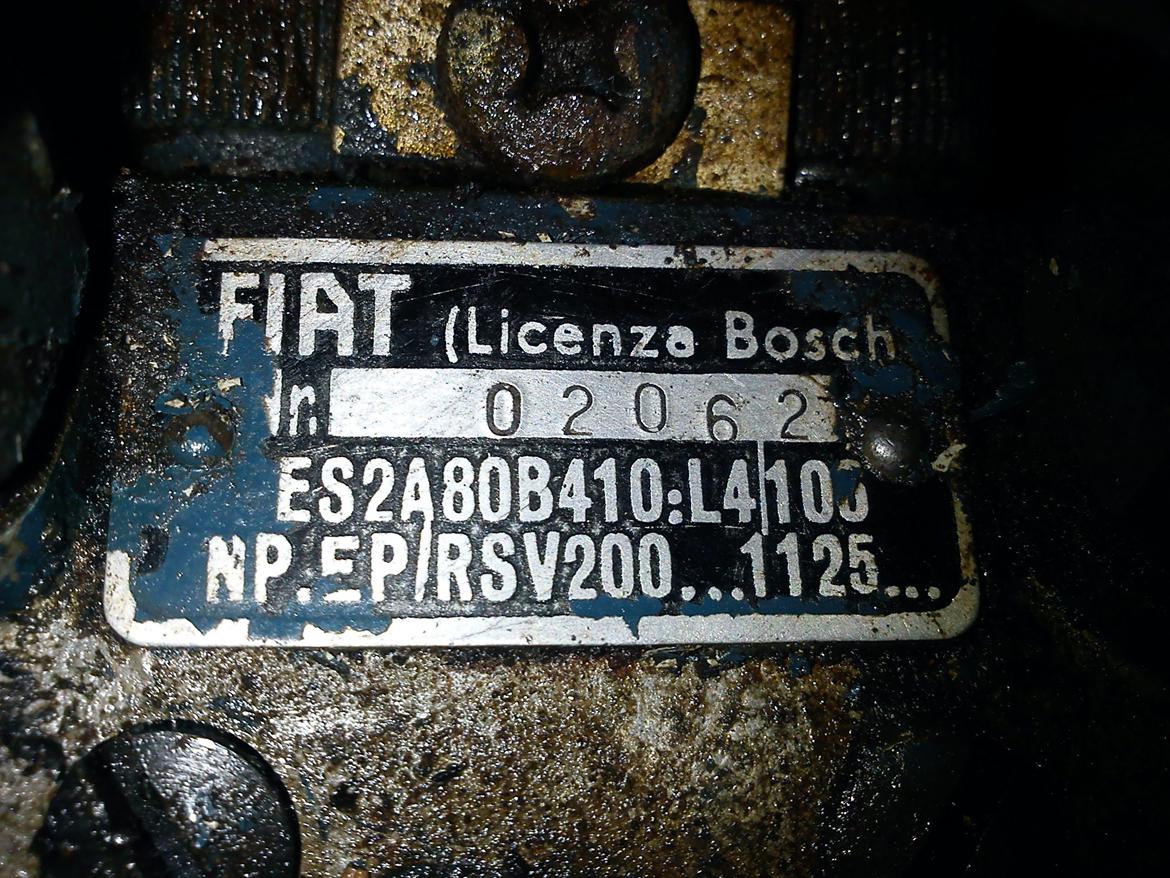 Fiat 300 - Pumpetype billede 20