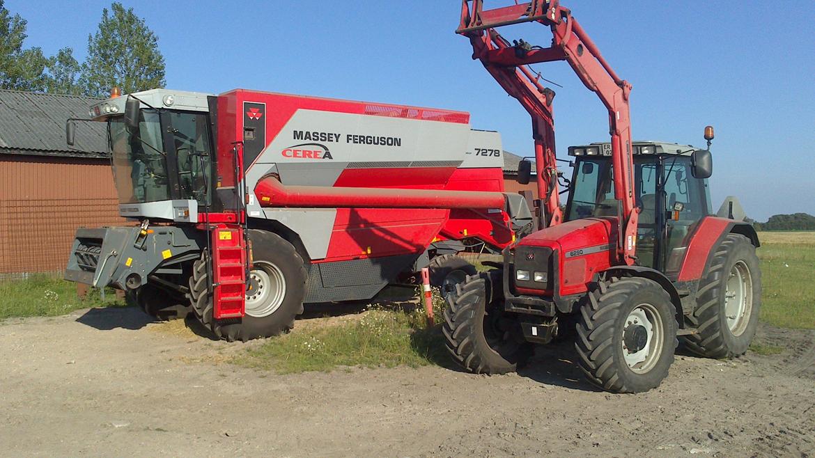 Massey Ferguson 6290 - Ved at være klar til dages høst. billede 9