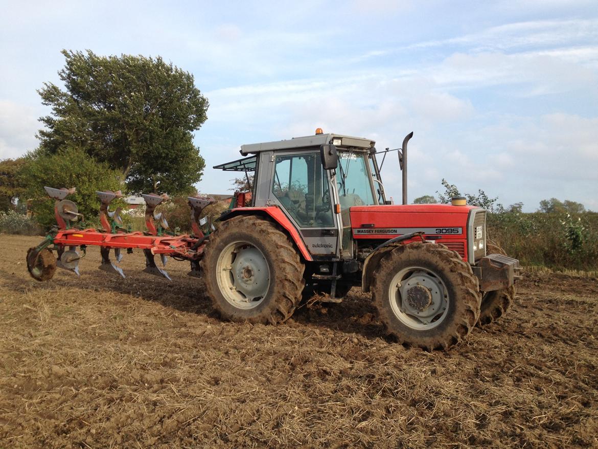 Massey Ferguson 3095 - Holder lige og venter på min storebror billede 5