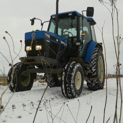New Holland 7740 SLE - Æ 7740, ude i sne'en! billede 3