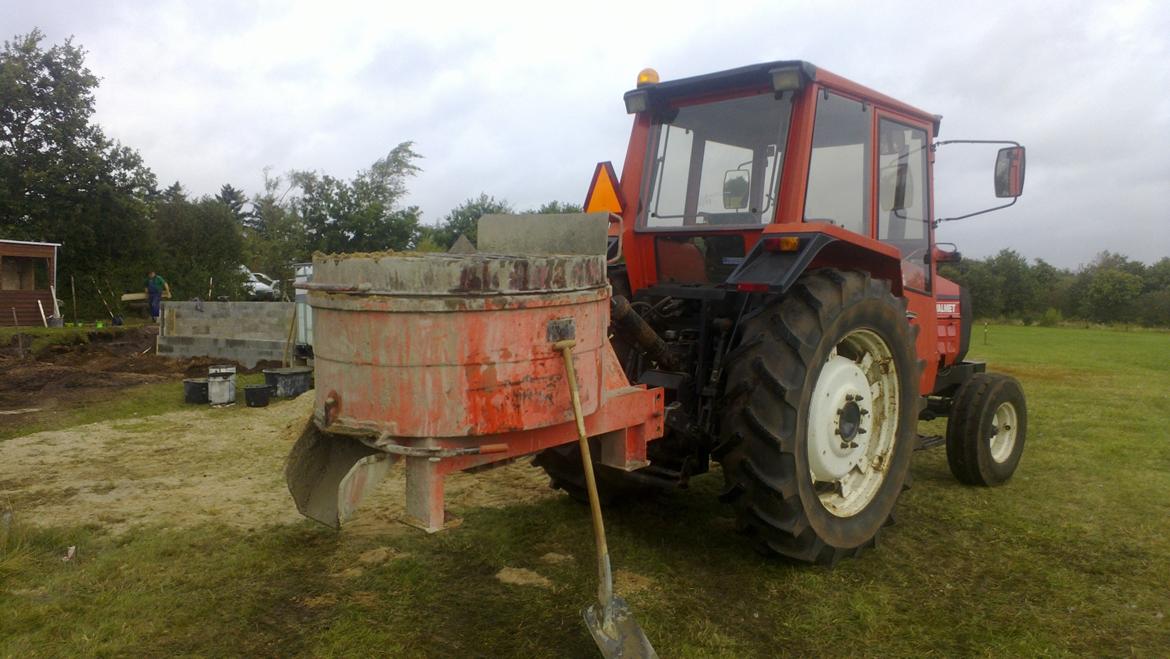 Valmet 605 - vores hjemmelavet tvangsblander som kan tage 0,5m3 billede 6