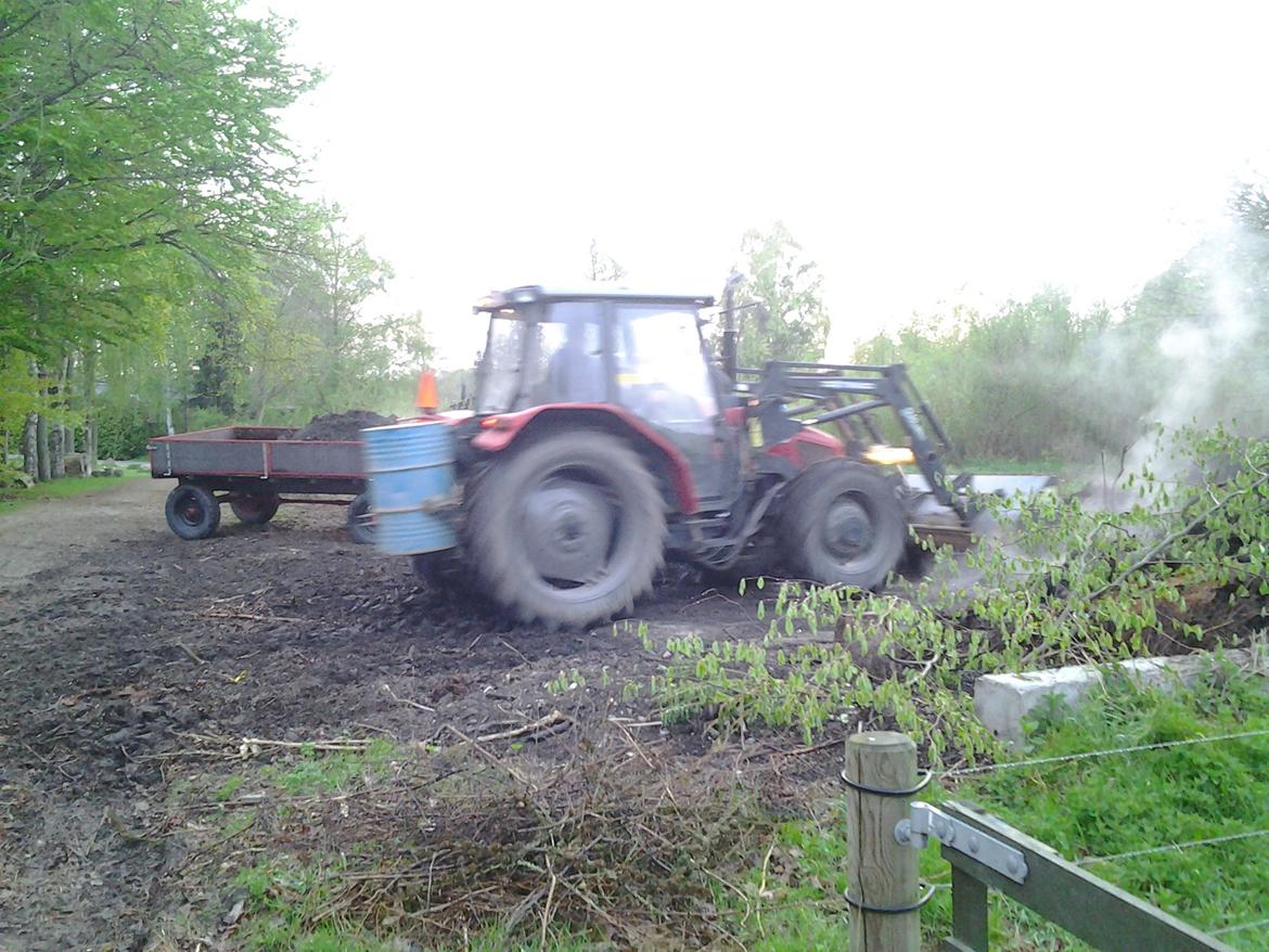 Massey Ferguson 4315 Midtsjællands efterskole - Vi skulle have tømt afbrændingspladsen for aske. billede 12