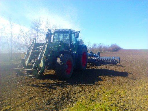 Fendt 820 vario tms - ude og tromle lidt billede 4