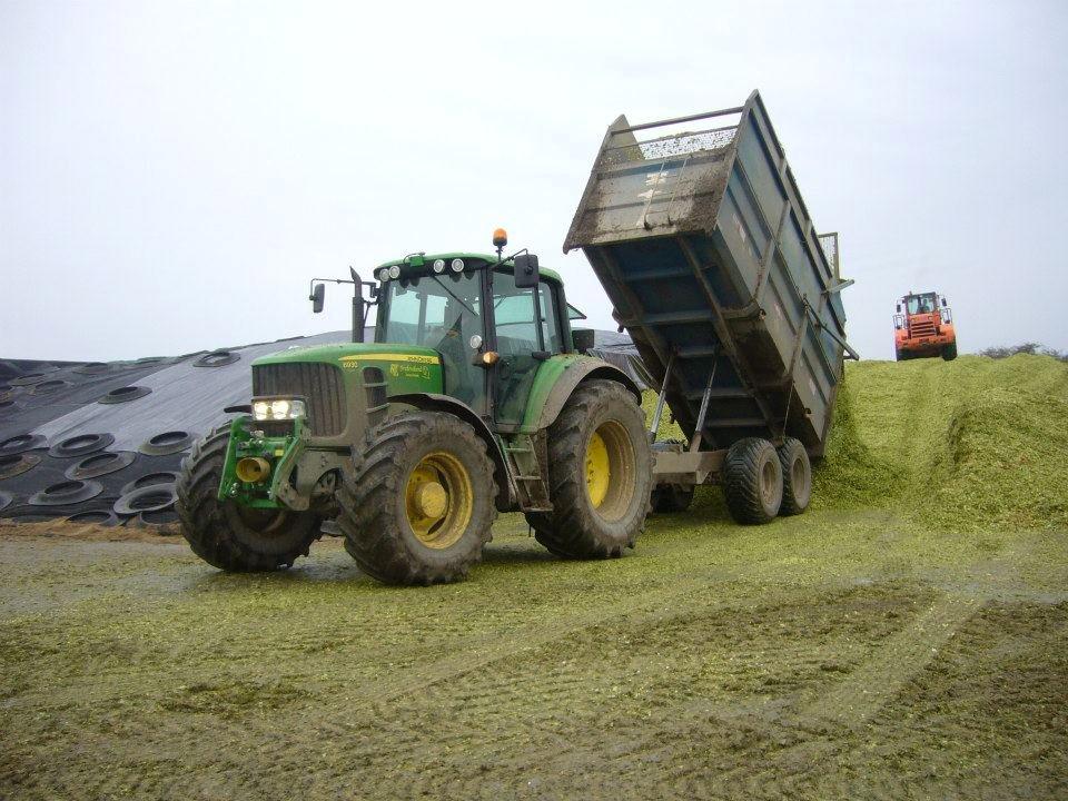 John Deere 6930 Premium - Majssnitning 2012 billede 10