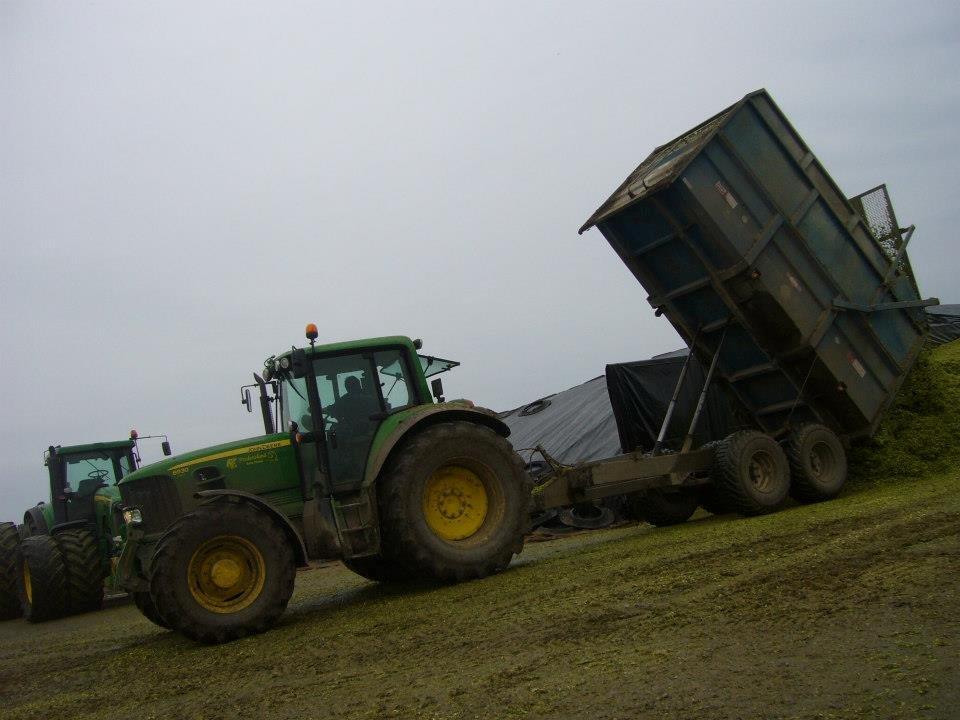 John Deere 6930 Premium - Majssnitning 2012 billede 7