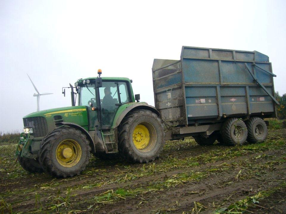 John Deere 6930 Premium - Majssnitning 2012 billede 8