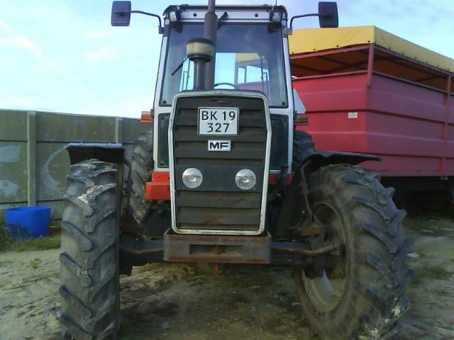 Massey Ferguson 699 - Mf699 foran store gris vogn. billede 16