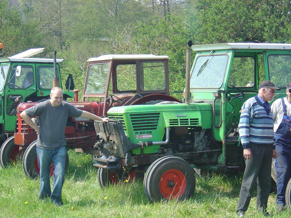 Deutz-Fahr 6006 - Sådan så Deutz'en ud i 2006. Lånte den til 1 træk i Roslev billede 10