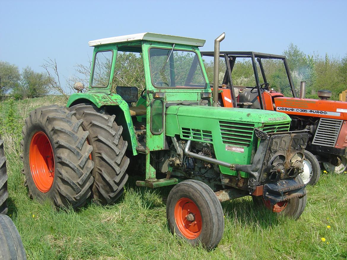 Deutz-Fahr 6006 - Sådan så Deutz'en ud i 2006. Lånte den til 1 træk i Roslev billede 11