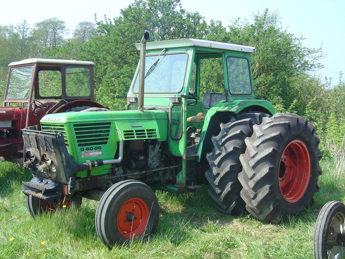 Deutz-Fahr 6006 - Sådan så Deutz'en ud i 2006. Lånte den til 1 træk i Roslev billede 12