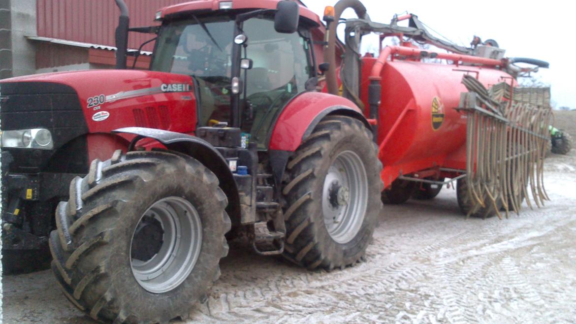 Case IH Puma cvx 230 - lige da vi havde hentet vores gyllevogn billede 19