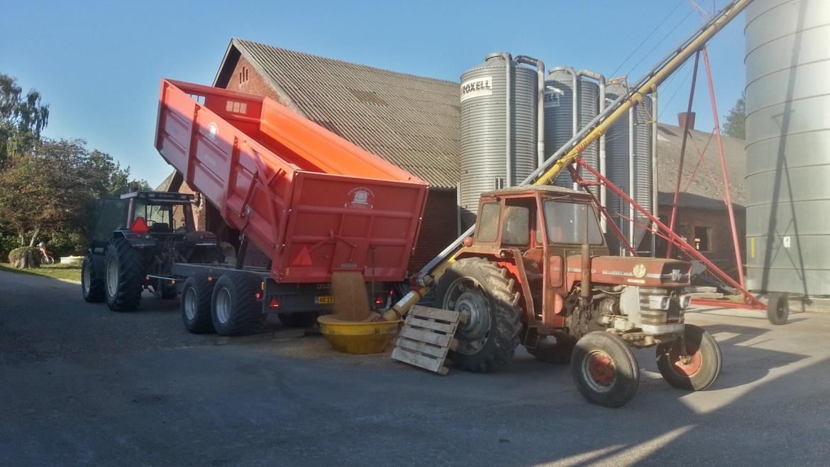Valmet 8600 - Ved at læsse i silo. billede 21