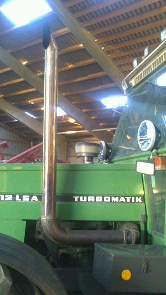 Fendt 612 LSA - Ren rør monteret 2013, senere malet sort.  billede 13