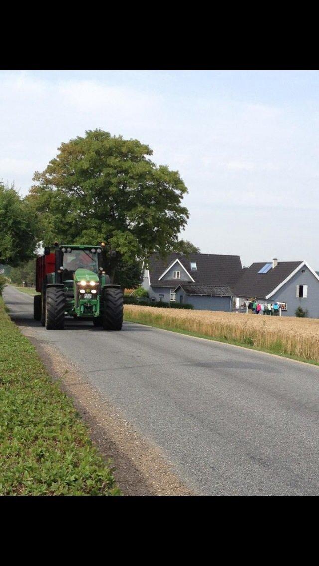 John Deere 8530 - måtte lige kører noget korn til danich agro på min fødselsdag  billede 11