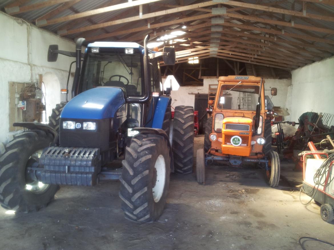 New Holland TS 115 - De er et godt makkerpar, de to. billede 2