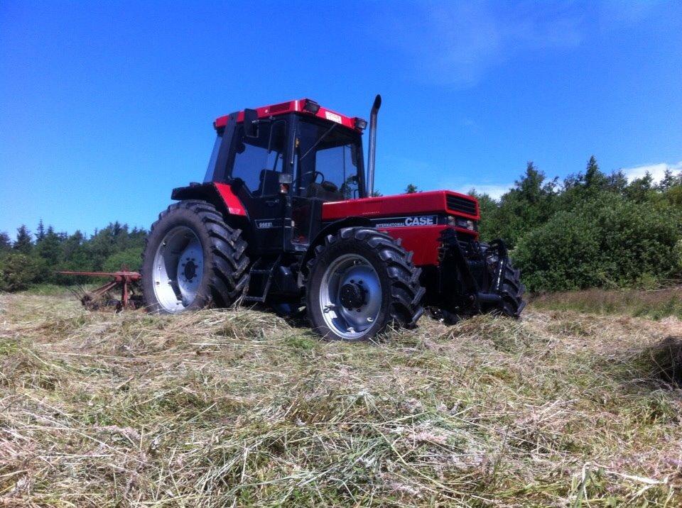 Case IH 956 XL - Ude at vende lidt hø billede 6