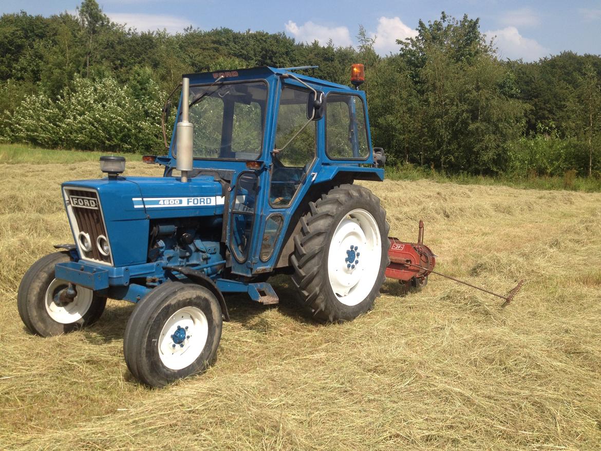 Ford 4600 (SOLGT) - Da jeg var ude og samle hø billede 31