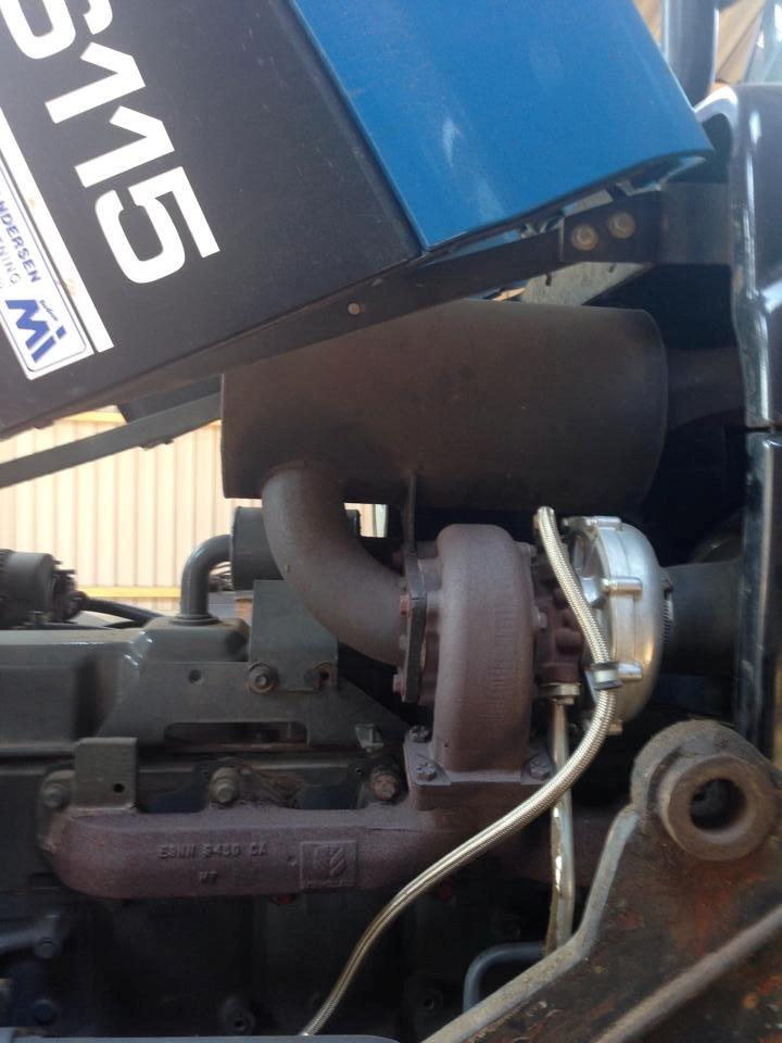 New Holland TS 115 - Eftermonteret turbo. billede 5
