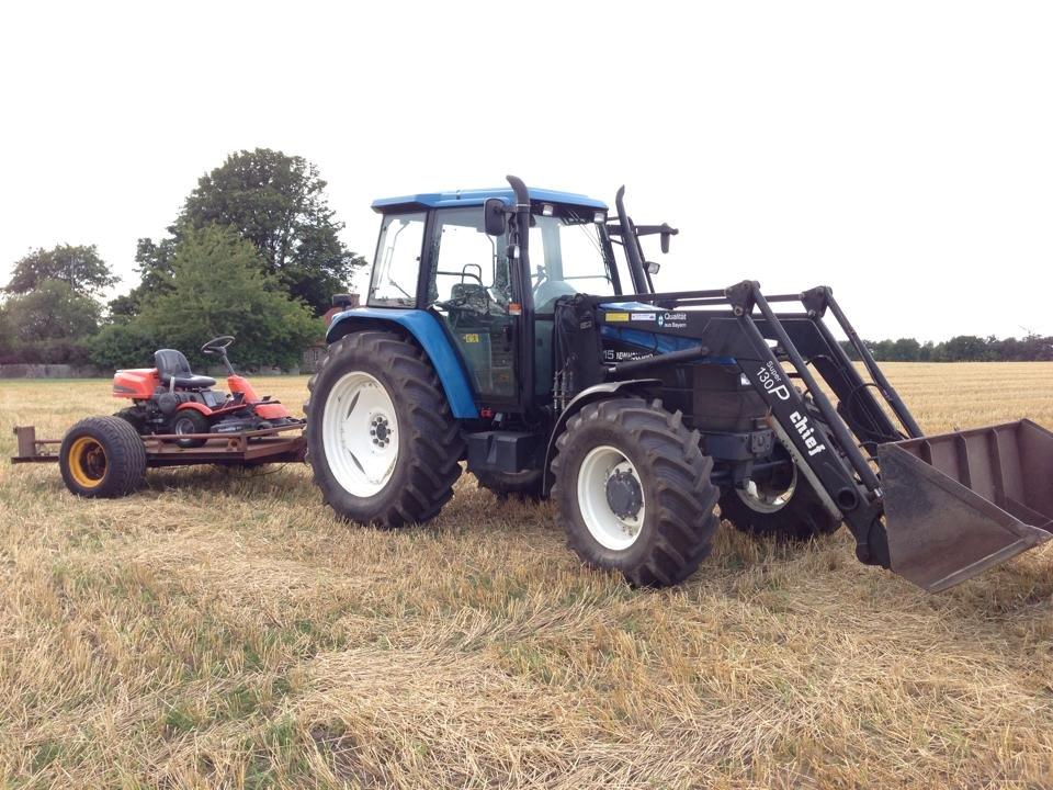 New Holland TS 115 - Alt i havetraktor transport! :D billede 6